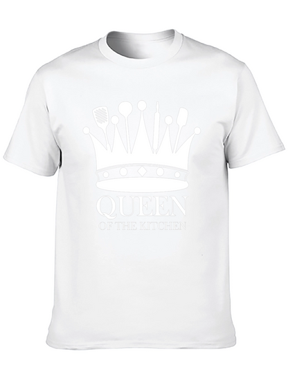Queen of the Kitchen Graphic T-Shirt - Black