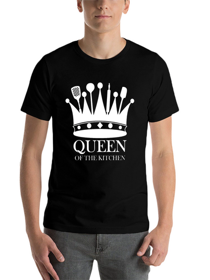 Queen of the Kitchen Graphic T-Shirt - Black