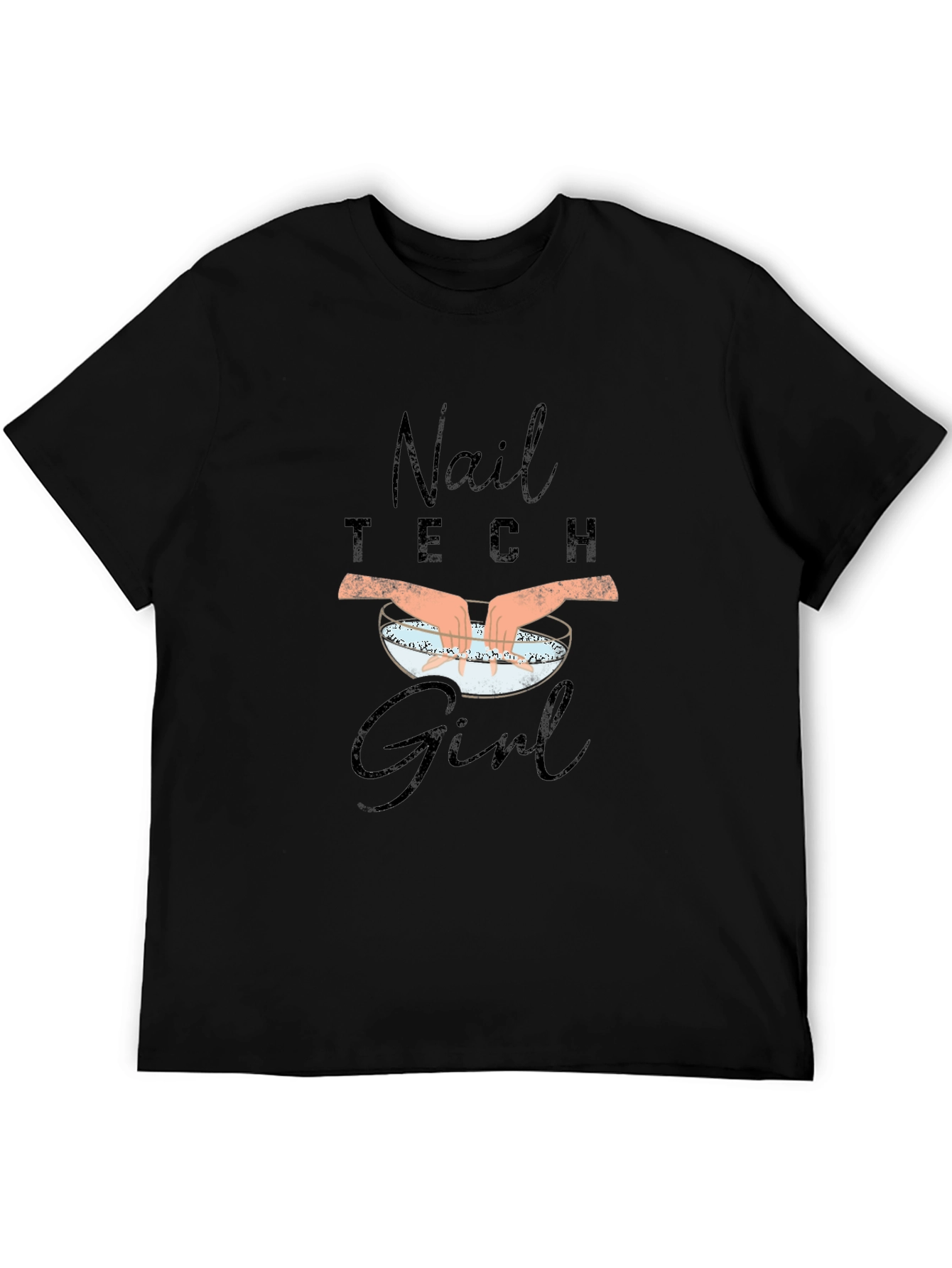 Nail Tech Girl T-Shirt - Manicure Design
