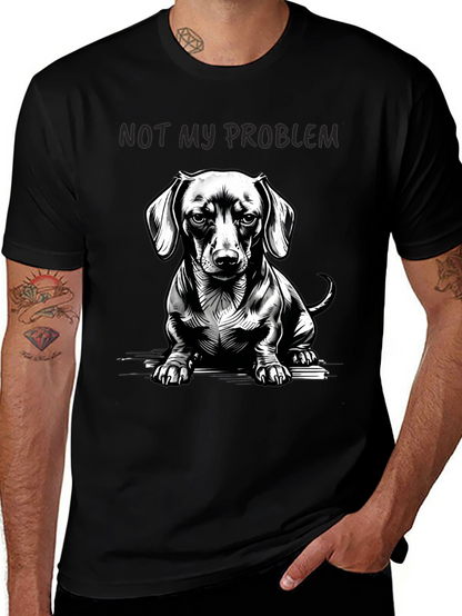 Dachshund Not My Problem Graphic Tee
