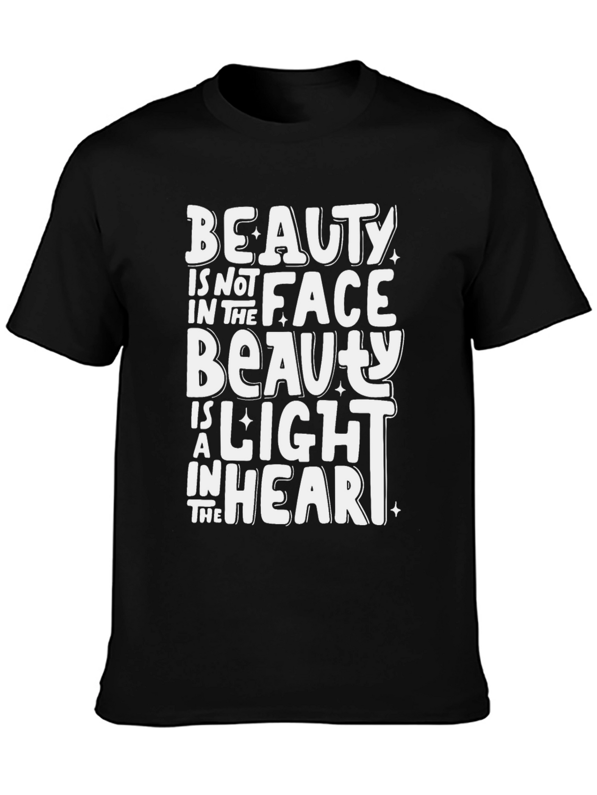 Beauty Within Graphic Tee - Black Unisex Shirt