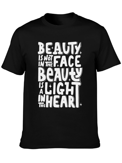 Beauty Within Graphic Tee - Black Unisex Shirt