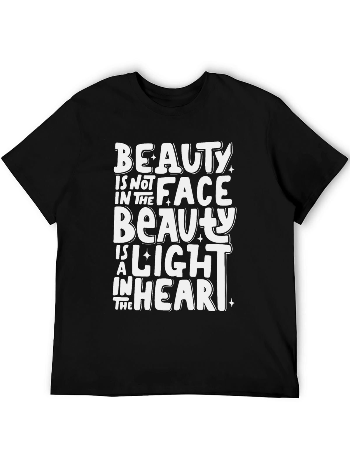 Beauty Within Graphic Tee - Black Unisex Shirt