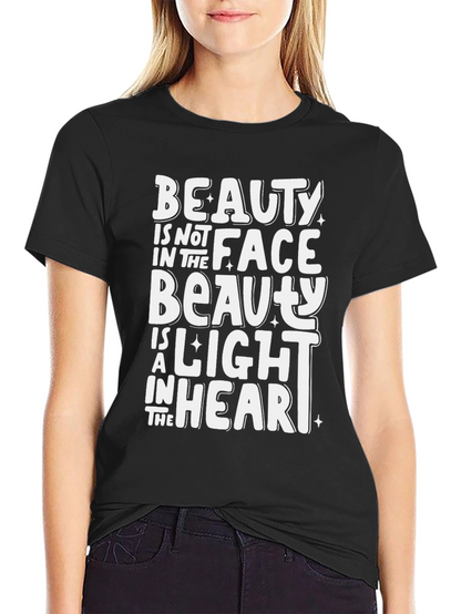 Beauty Within Graphic Tee - Black Unisex Shirt