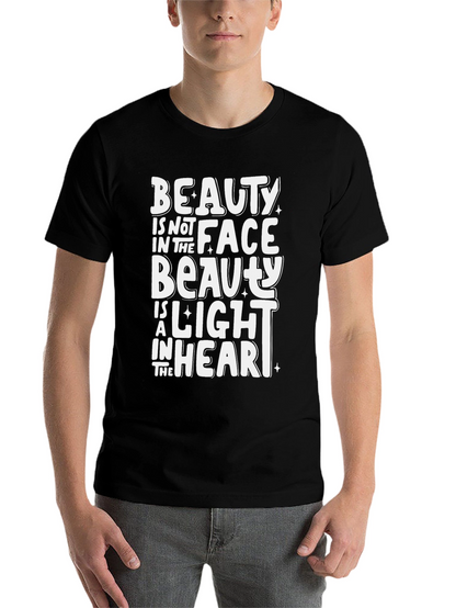 Beauty Within Graphic Tee - Black Unisex Shirt