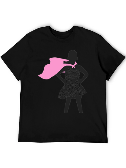 Nevertheless She Persisted Graphic Tee - Black