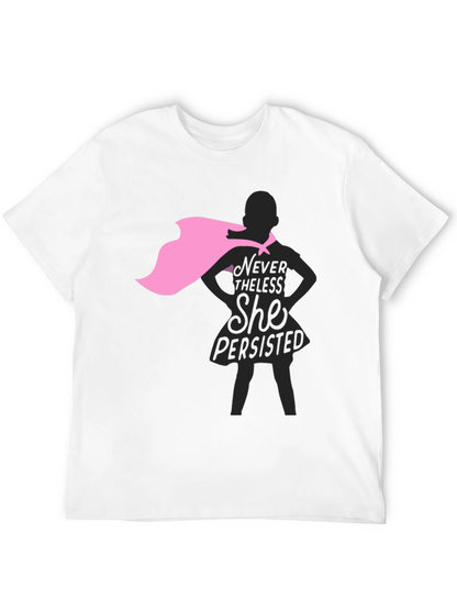Nevertheless She Persisted Graphic Tee - Black