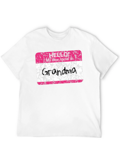 Hello Grandma T-Shirt - New Grandmother Gift