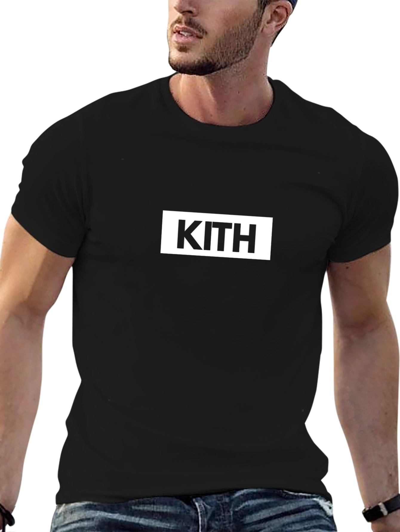 KITH Logo Black T-Shirt - Modern Streetwear