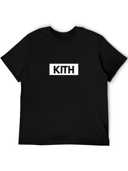 KITH Logo Black T-Shirt - Modern Streetwear