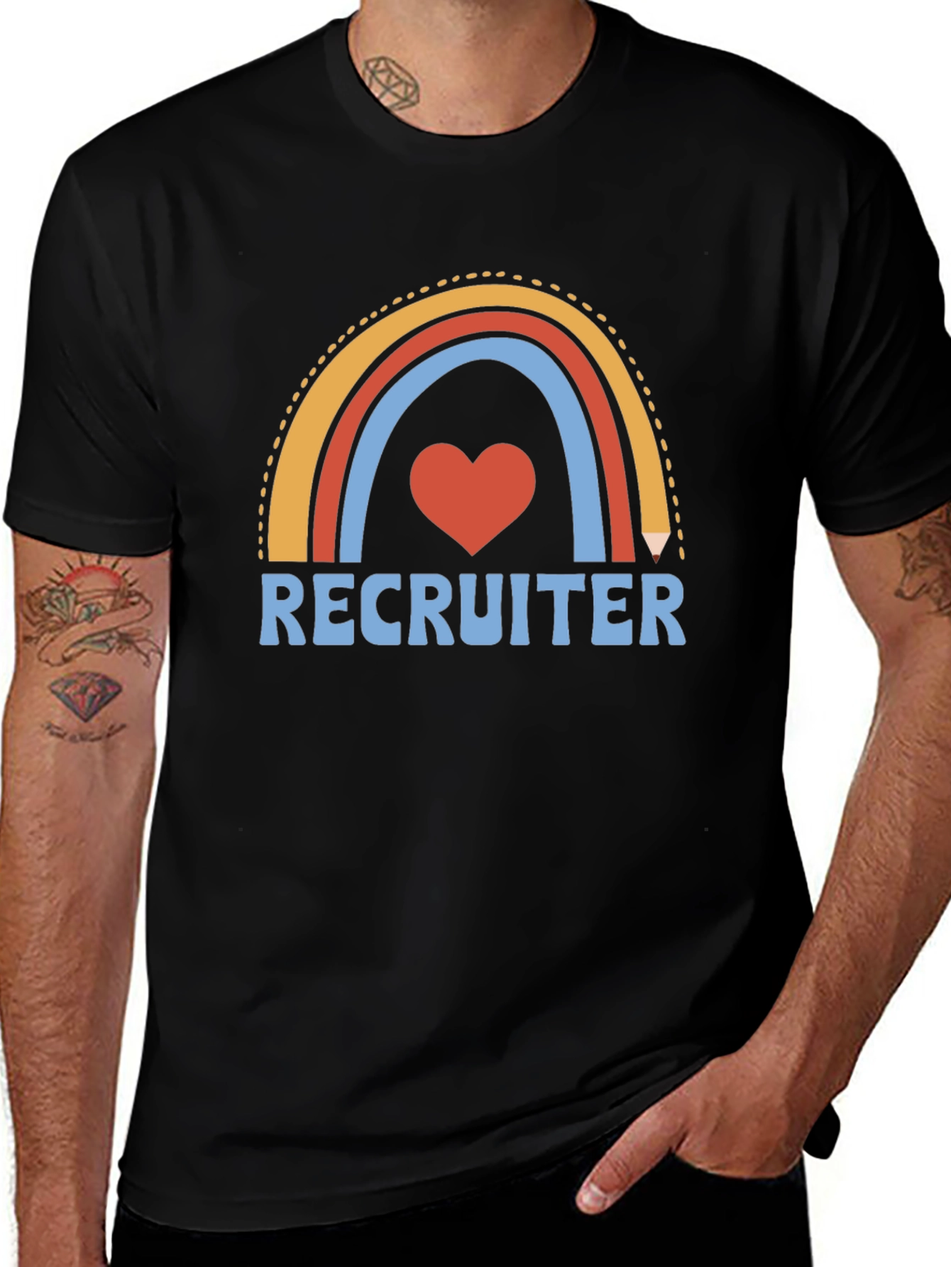 Recruiter Rainbow Heart T-Shirt