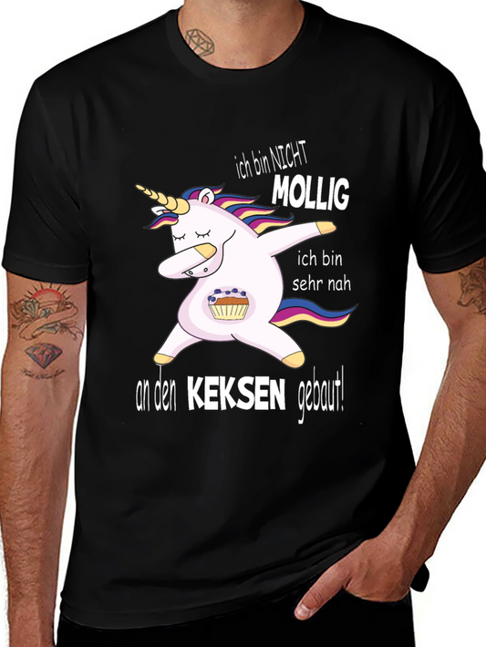 Unicorn Dab T-Shirt - Ich Bin Nicht Mollig