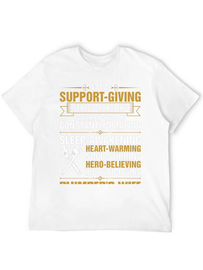Support-Giving Plumbers Wife T-Shirt