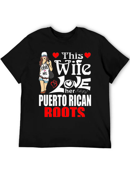 Puerto Rican Roots Wife T-Shirt