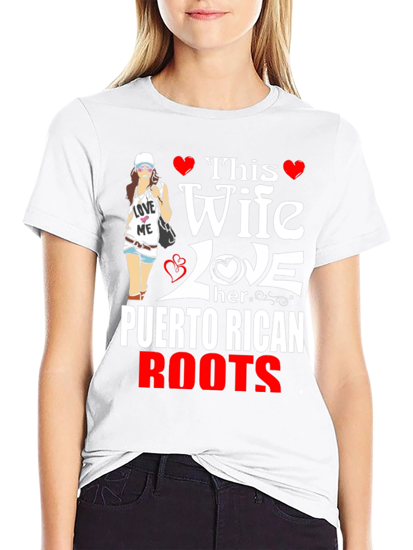 Puerto Rican Roots Wife T-Shirt