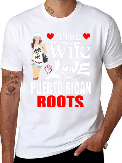 Puerto Rican Roots Wife T-Shirt