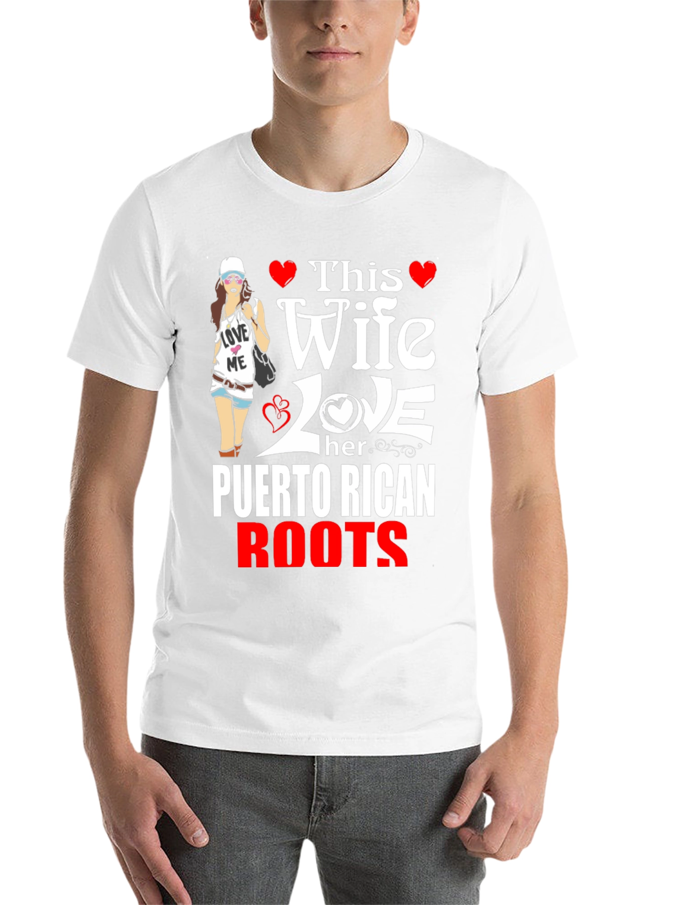 Puerto Rican Roots Wife T-Shirt