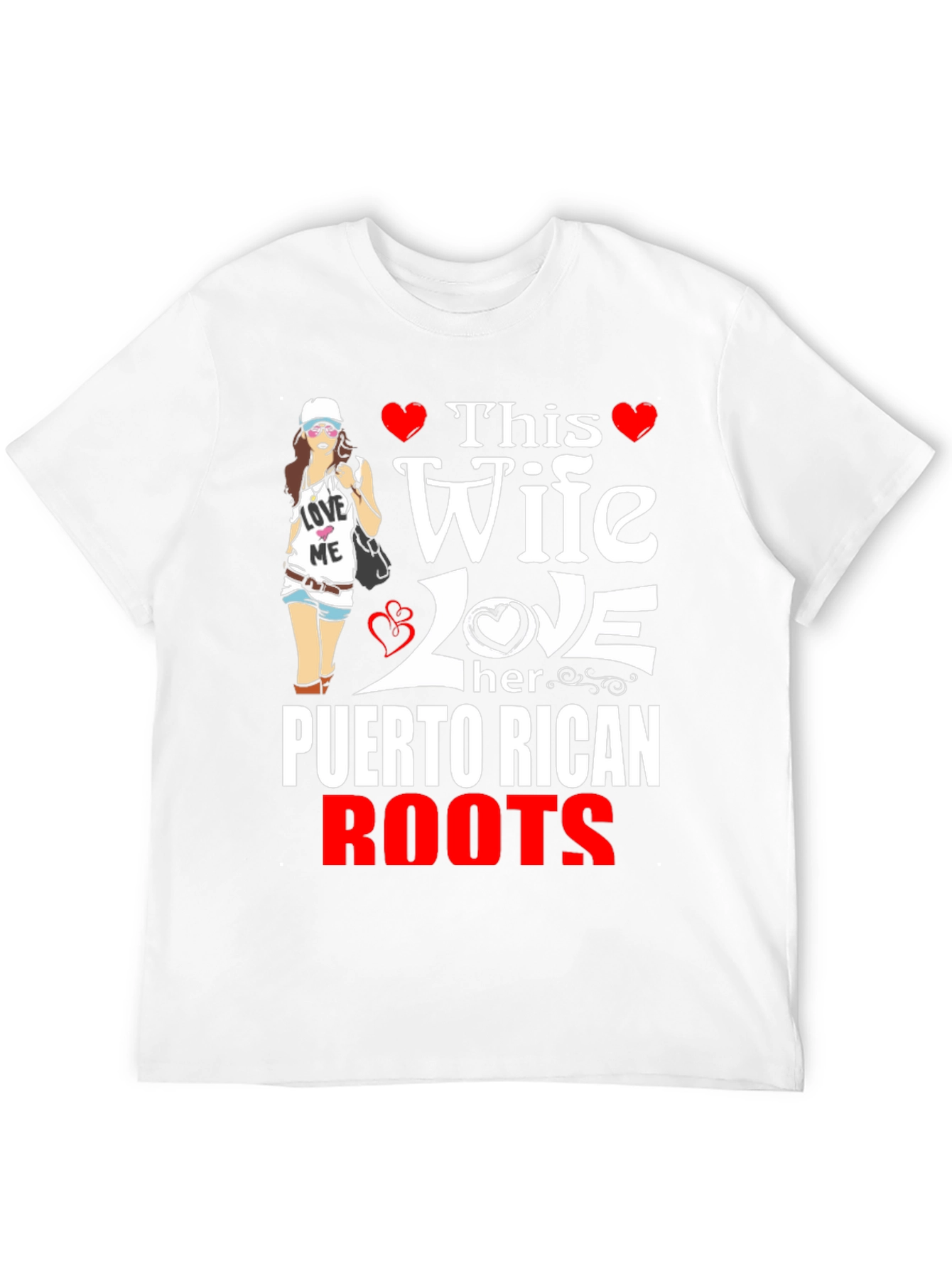 Puerto Rican Roots Wife T-Shirt
