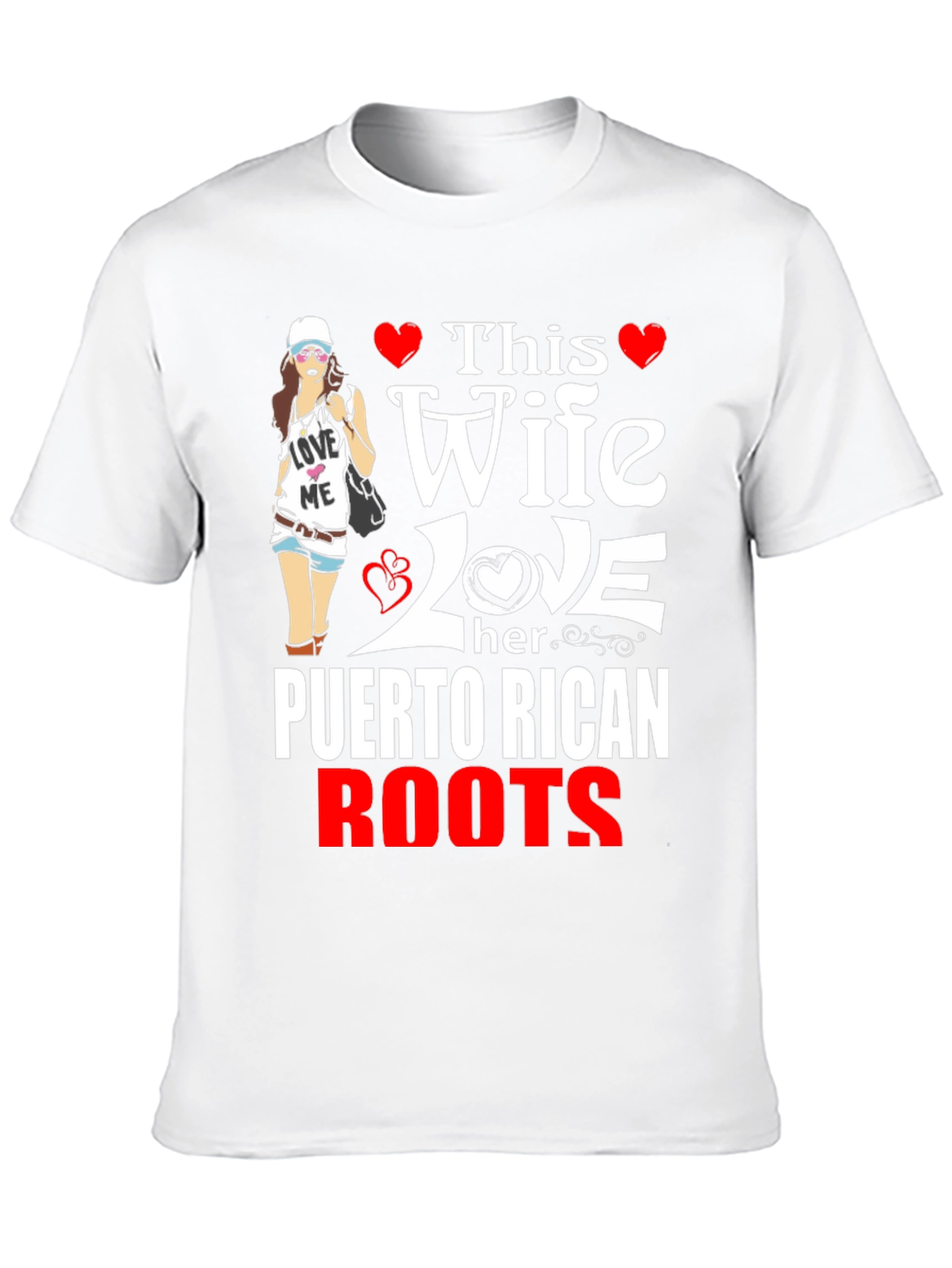 Puerto Rican Roots Wife T-Shirt