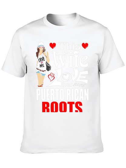 Puerto Rican Roots Wife T-Shirt