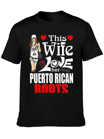 Puerto Rican Roots Wife T-Shirt