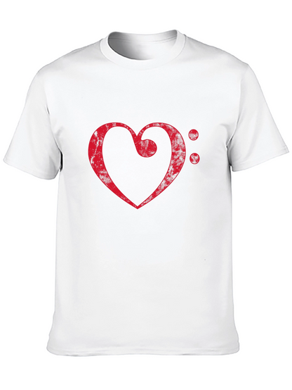 Musical Heart Graphic T-Shirt