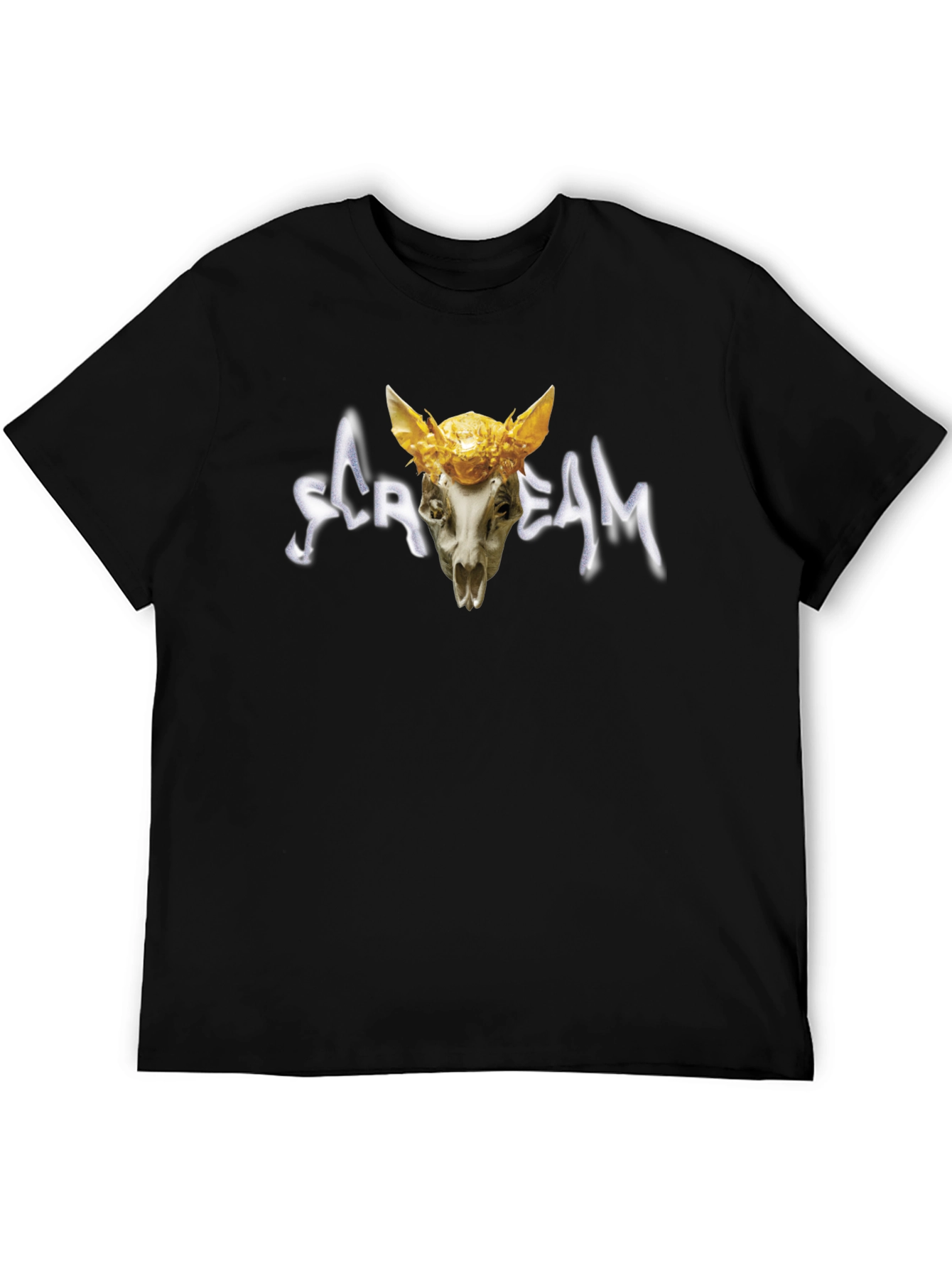 Scream Skull T-Shirt - Unique Graphic Tee