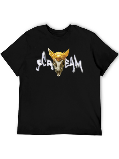 Scream Skull T-Shirt - Unique Graphic Tee