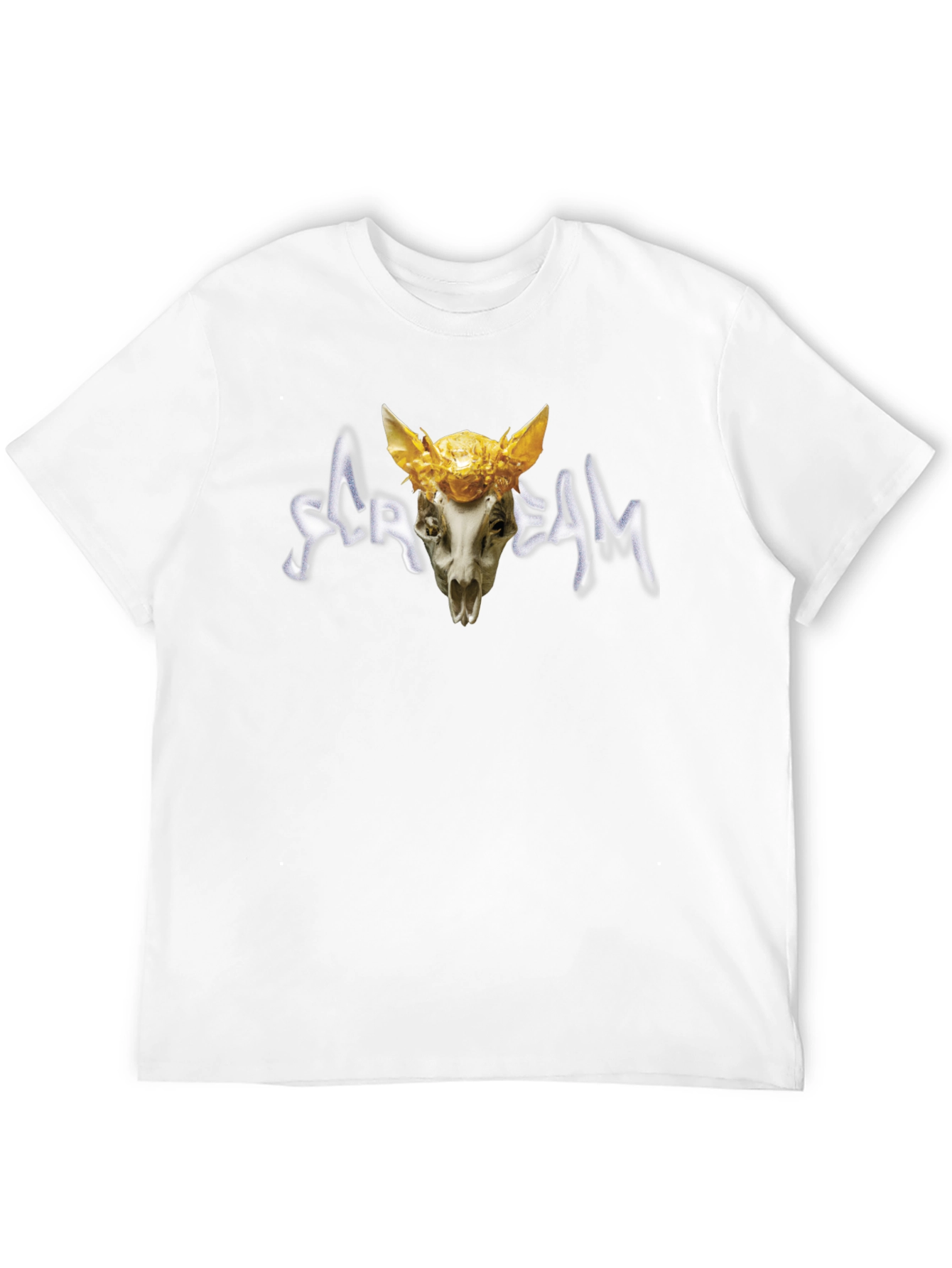 Scream Skull T-Shirt - Unique Graphic Tee