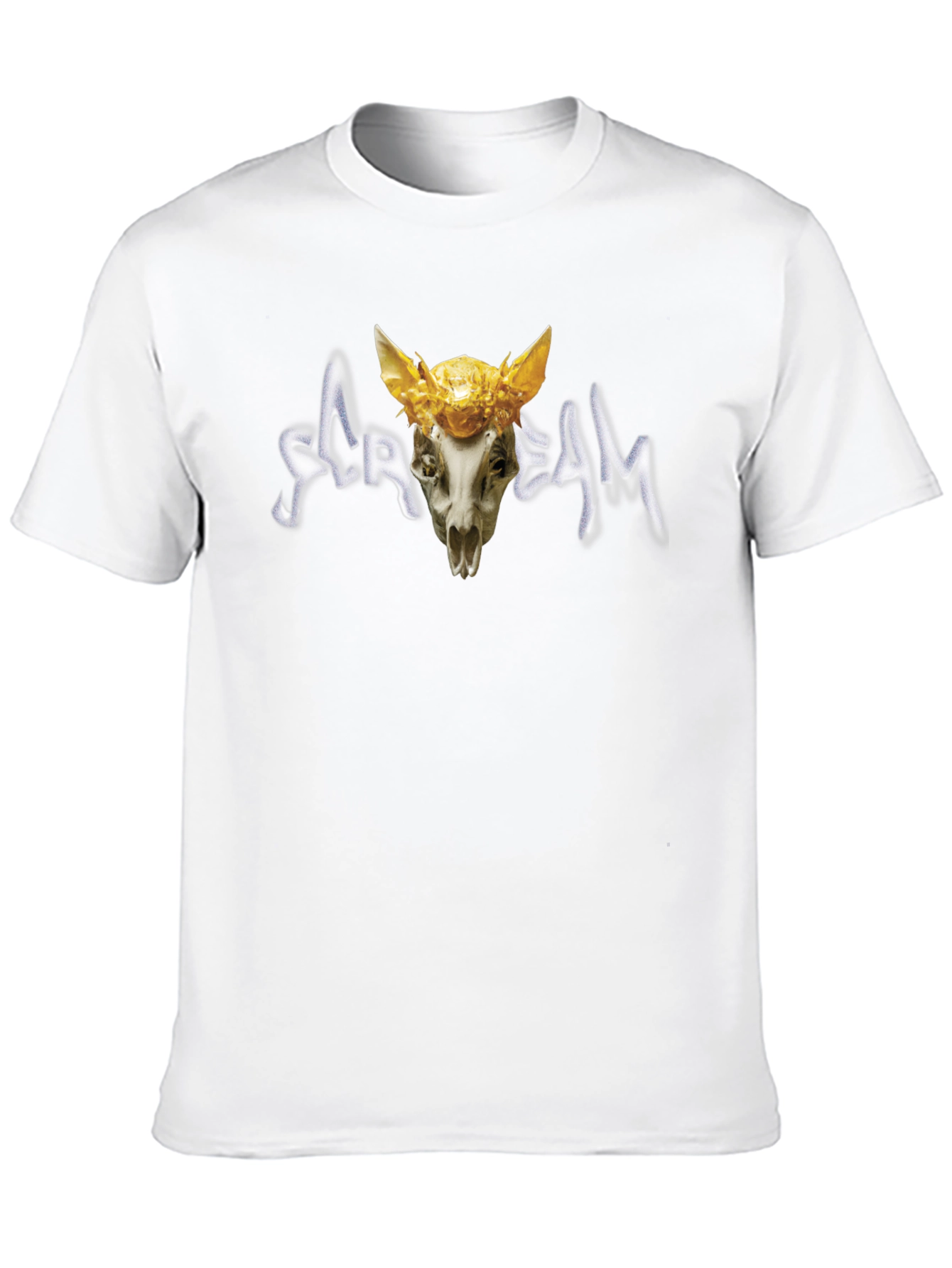 Scream Skull T-Shirt - Unique Graphic Tee