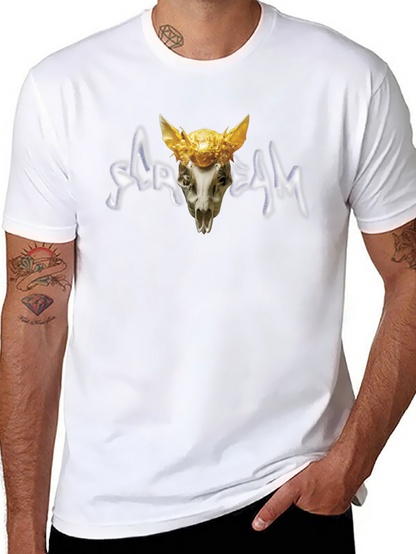 Scream Skull T-Shirt - Unique Graphic Tee