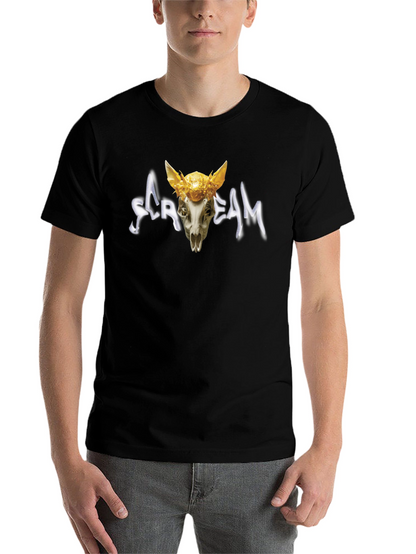 Scream Skull T-Shirt - Unique Graphic Tee