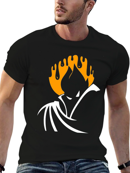 Mens Graphic Tee - Spooky Silhouette Design