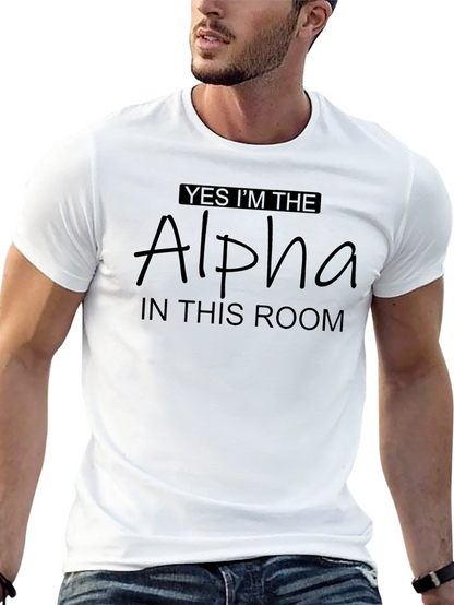 Alpha Statement Tee - Bold Graphic T-Shirt