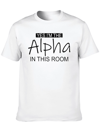 Alpha Statement Tee - Bold Graphic T-Shirt