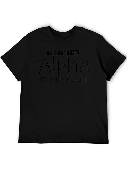 Alpha Statement Tee - Bold Graphic T-Shirt
