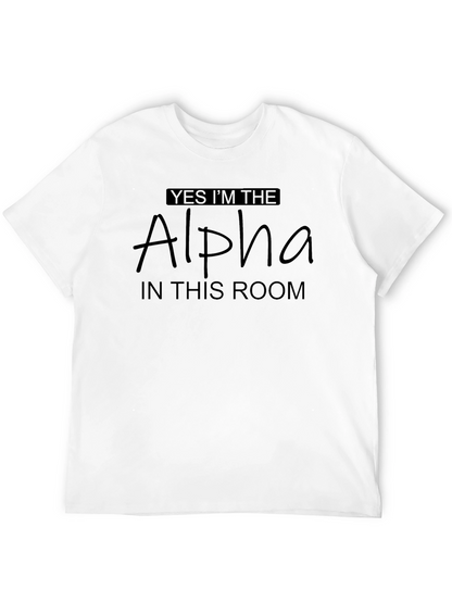Alpha Statement Tee - Bold Graphic T-Shirt