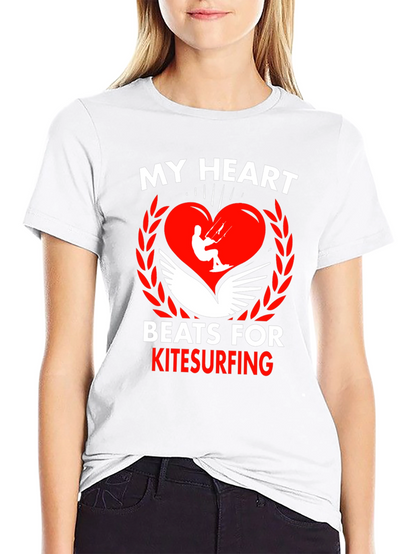 Kitesurfing Heartbeat Tee