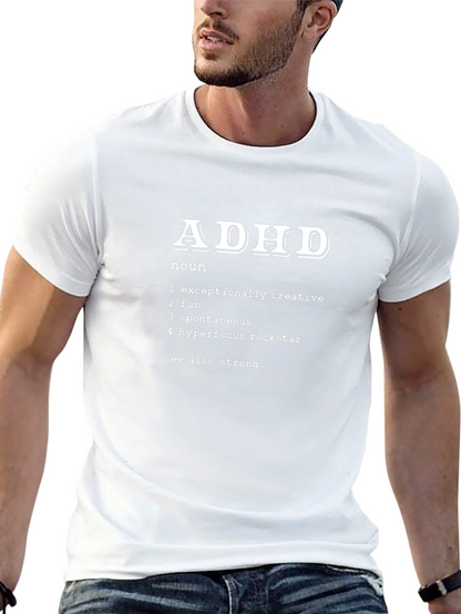 ADHD Definition T-Shirt - Creative Fun Spontaneous