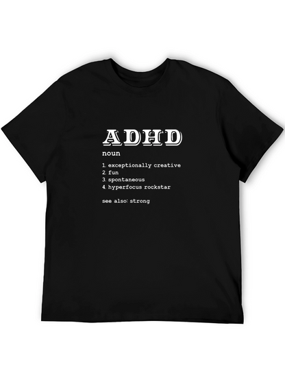 ADHD Definition T-Shirt - Creative Fun Spontaneous
