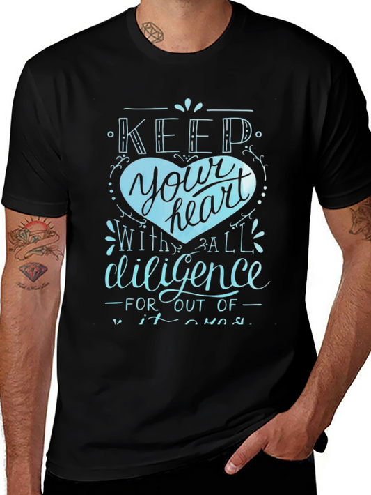 Keep Your Heart Tee - Diligence Graphic T-Shirt
