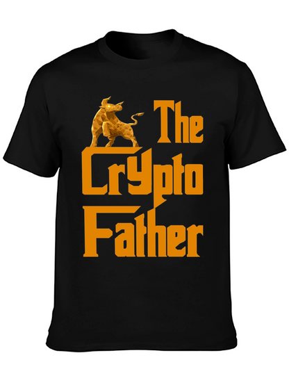 The Crypto Father Graphic T-Shirt