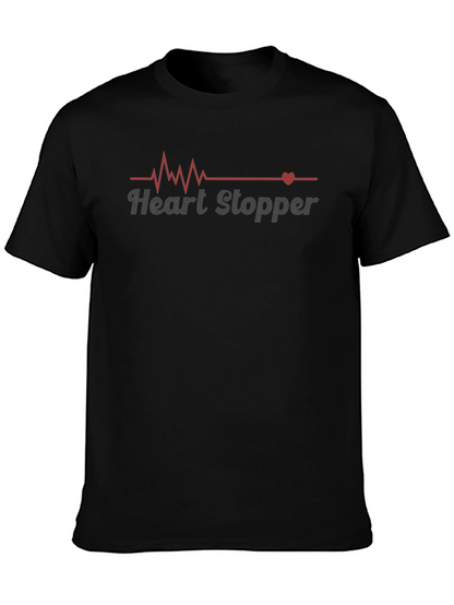 Heart Stopper Graphic T-Shirt - Trendy Design