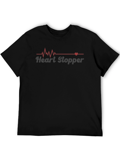 Heart Stopper Graphic T-Shirt - Trendy Design