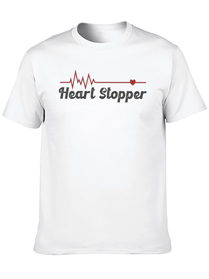 Heart Stopper Graphic T-Shirt - Trendy Design