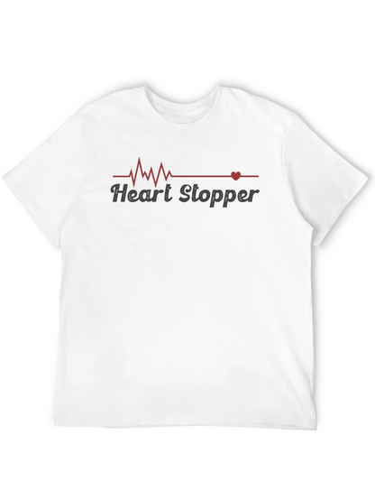 Heart Stopper Graphic T-Shirt - Trendy Design