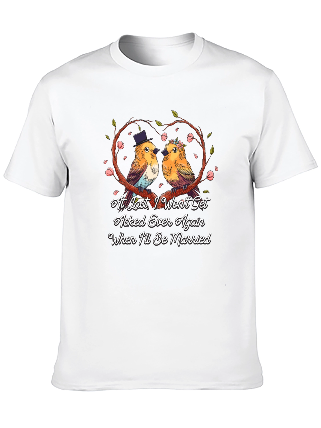 Funny Wedding Birds T-Shirt