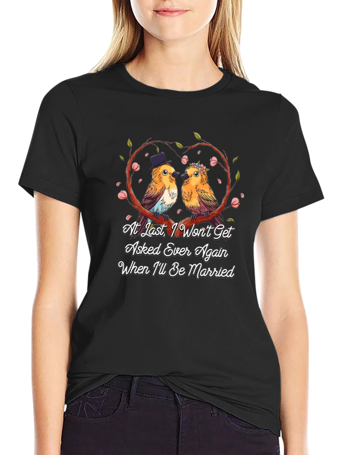 Funny Wedding Birds T-Shirt