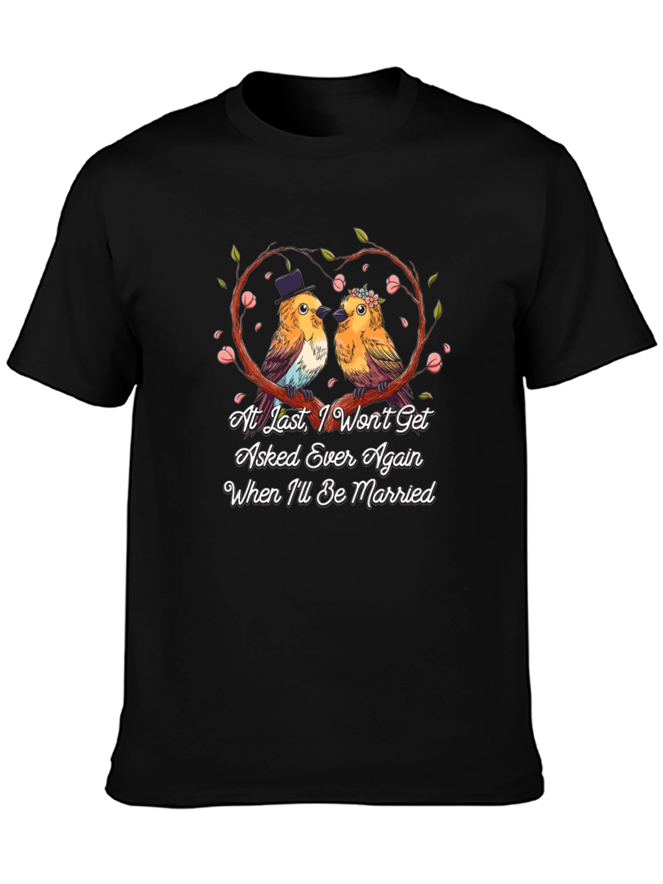 Funny Wedding Birds T-Shirt