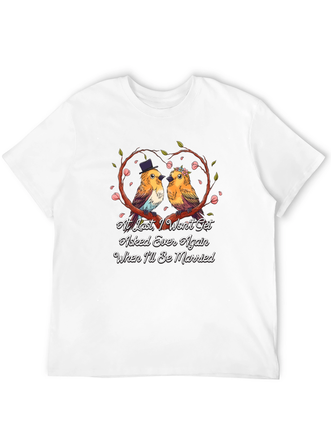 Funny Wedding Birds T-Shirt